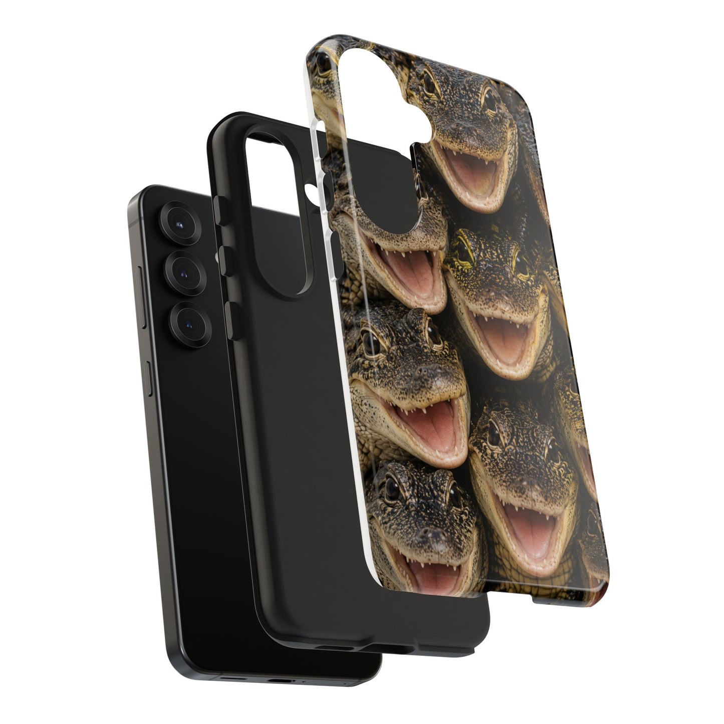 Alligator Smile Tough Phone Case — Funny Gator Print Protective Phone Cover