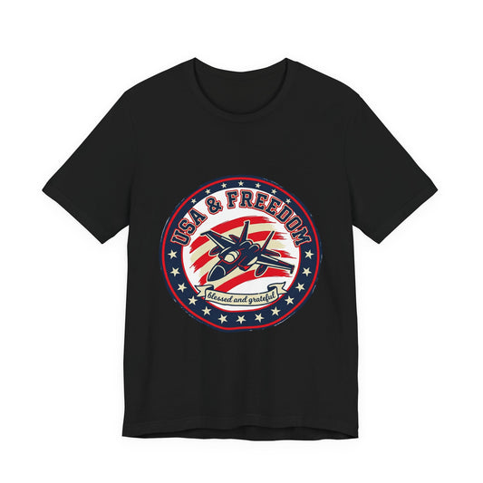 USA & Freedom T-Shirt | faith-based patriotic, vintage Americana