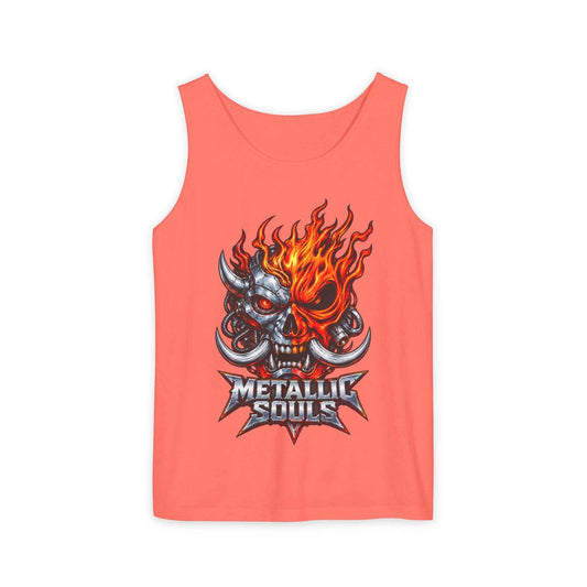 Flaming Skull "Metallic Souls" Tank Top