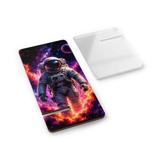 Astronaut Space Art Phone Stand — Galaxy Mobile Display Stand for Smartphones