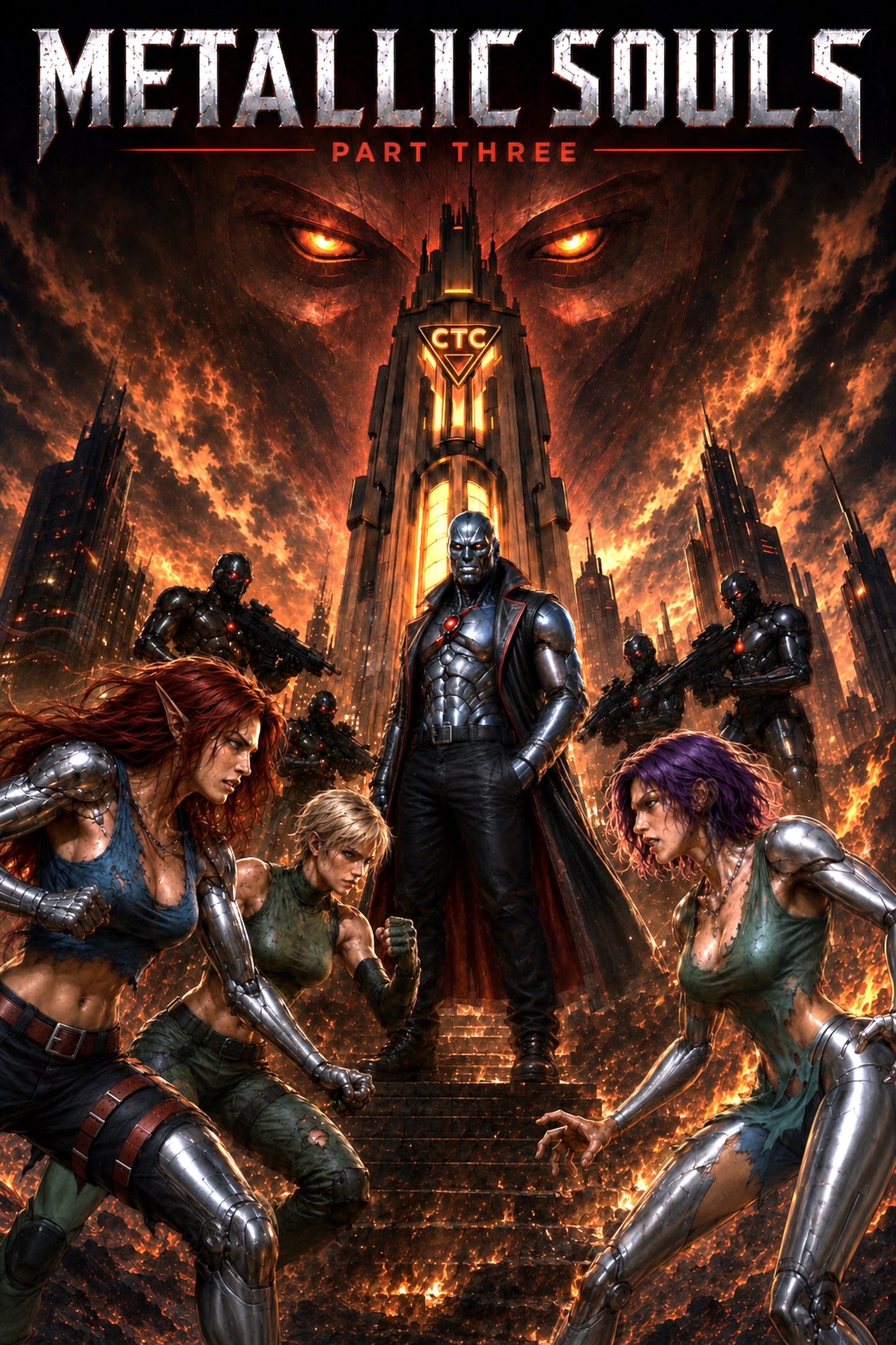 Metallic Souls Part 3: Mars Will Burn — Cyberpunk Sci-Fi E-Book