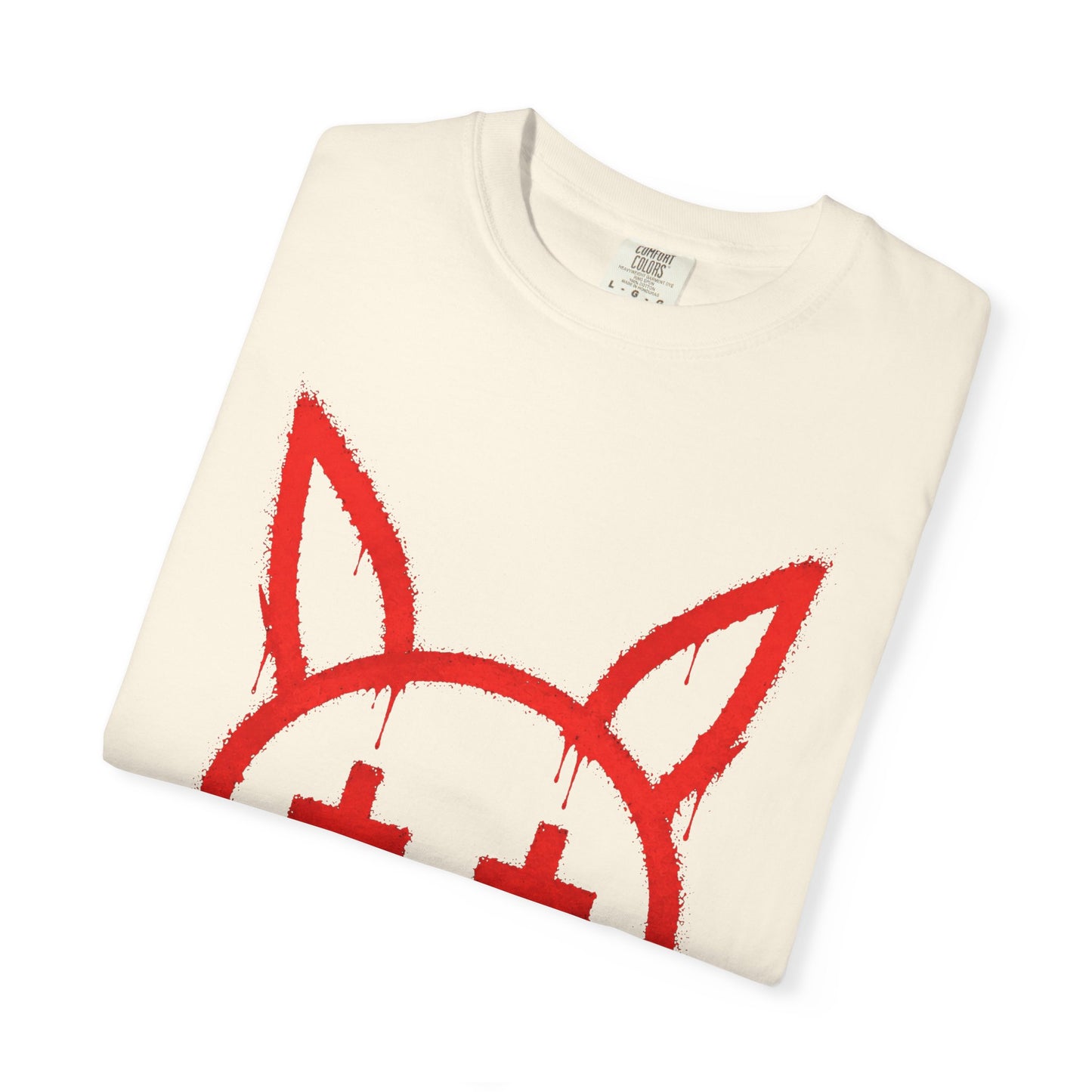 Metallic Souls Graffiti Bunny Heavyweight Streetwear T-Shirt