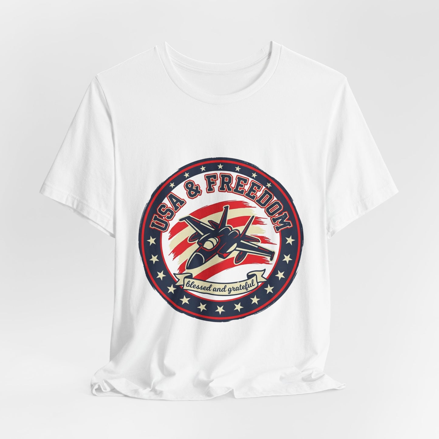 USA & Freedom T-Shirt | faith-based patriotic, vintage Americana