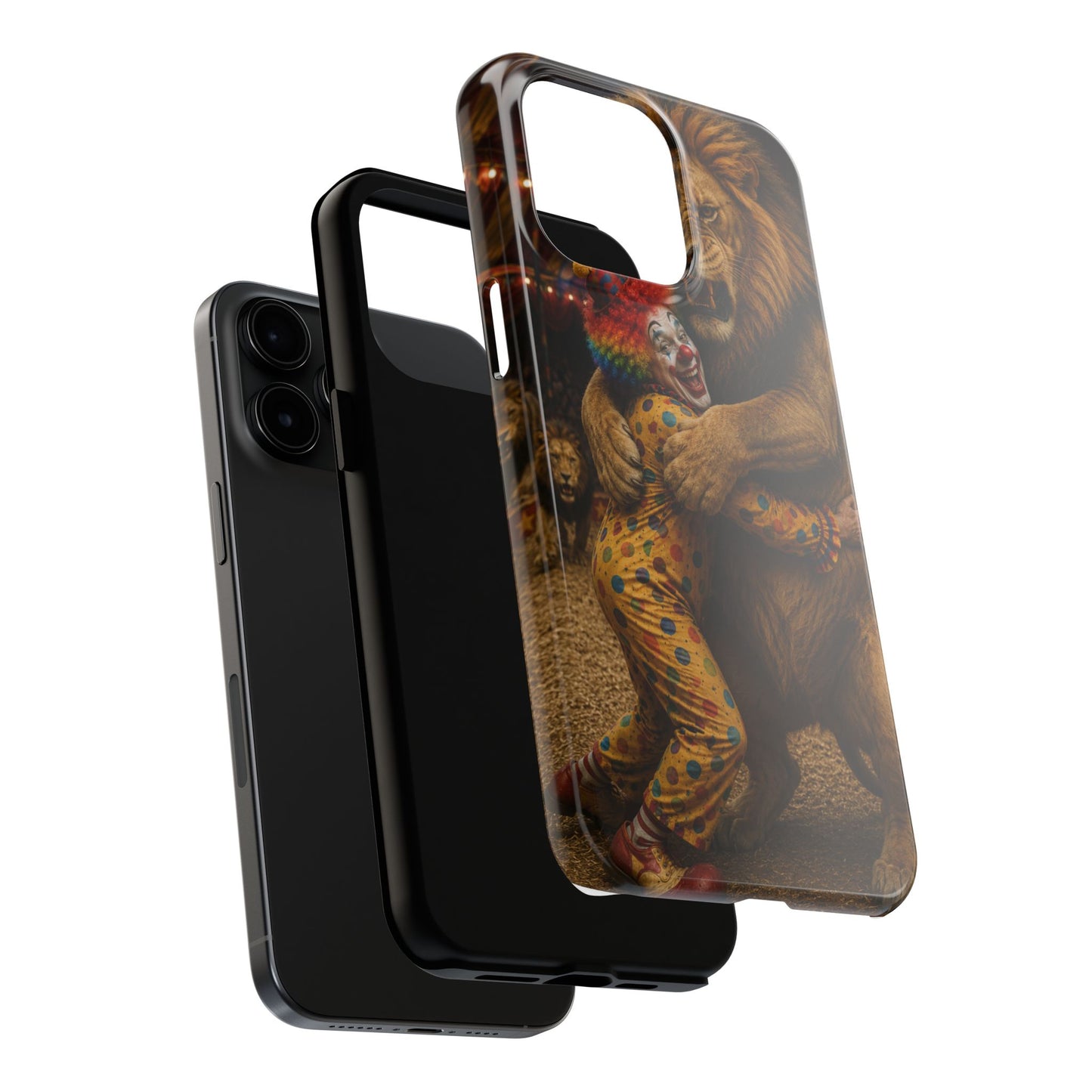 Phone Case — Lion Embrace Clown Tough Protective Case