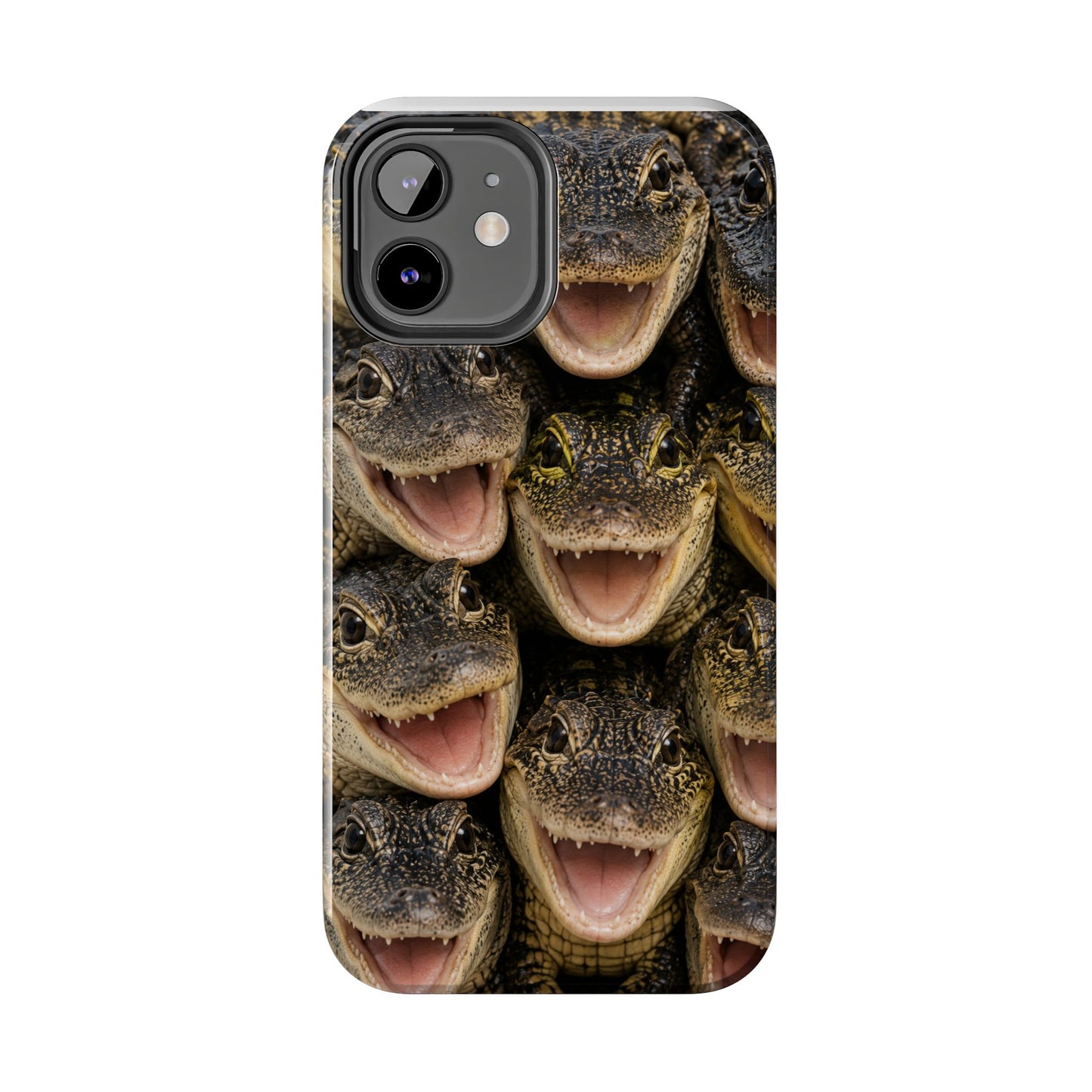 Alligator Smile Tough Phone Case — Funny Gator Print Protective Phone Cover