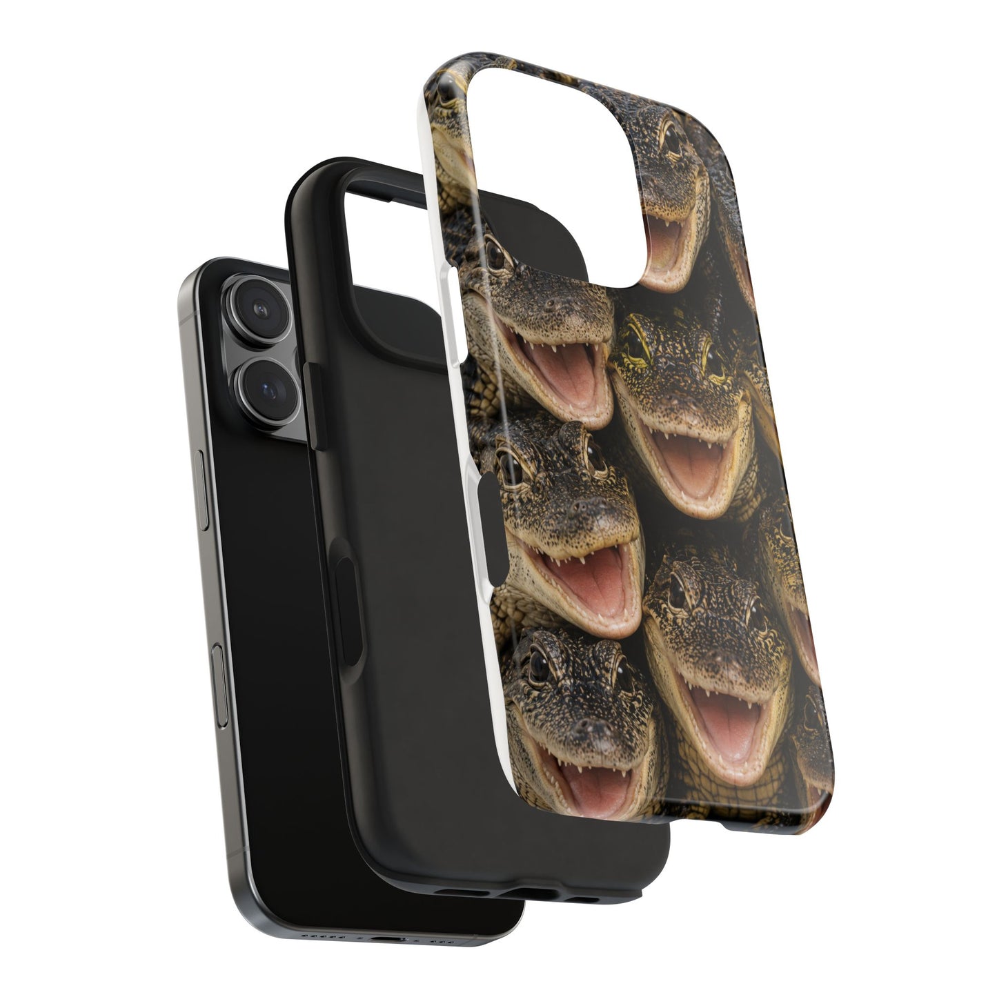 Alligator Smile Tough Phone Case — Funny Gator Print Protective Phone Cover
