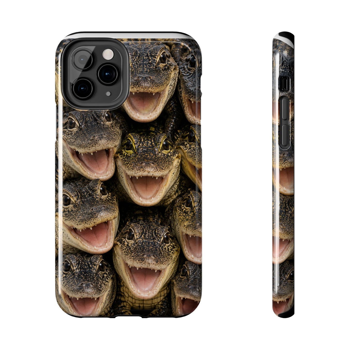 Alligator Smile Tough Phone Case — Funny Gator Print Protective Phone Cover