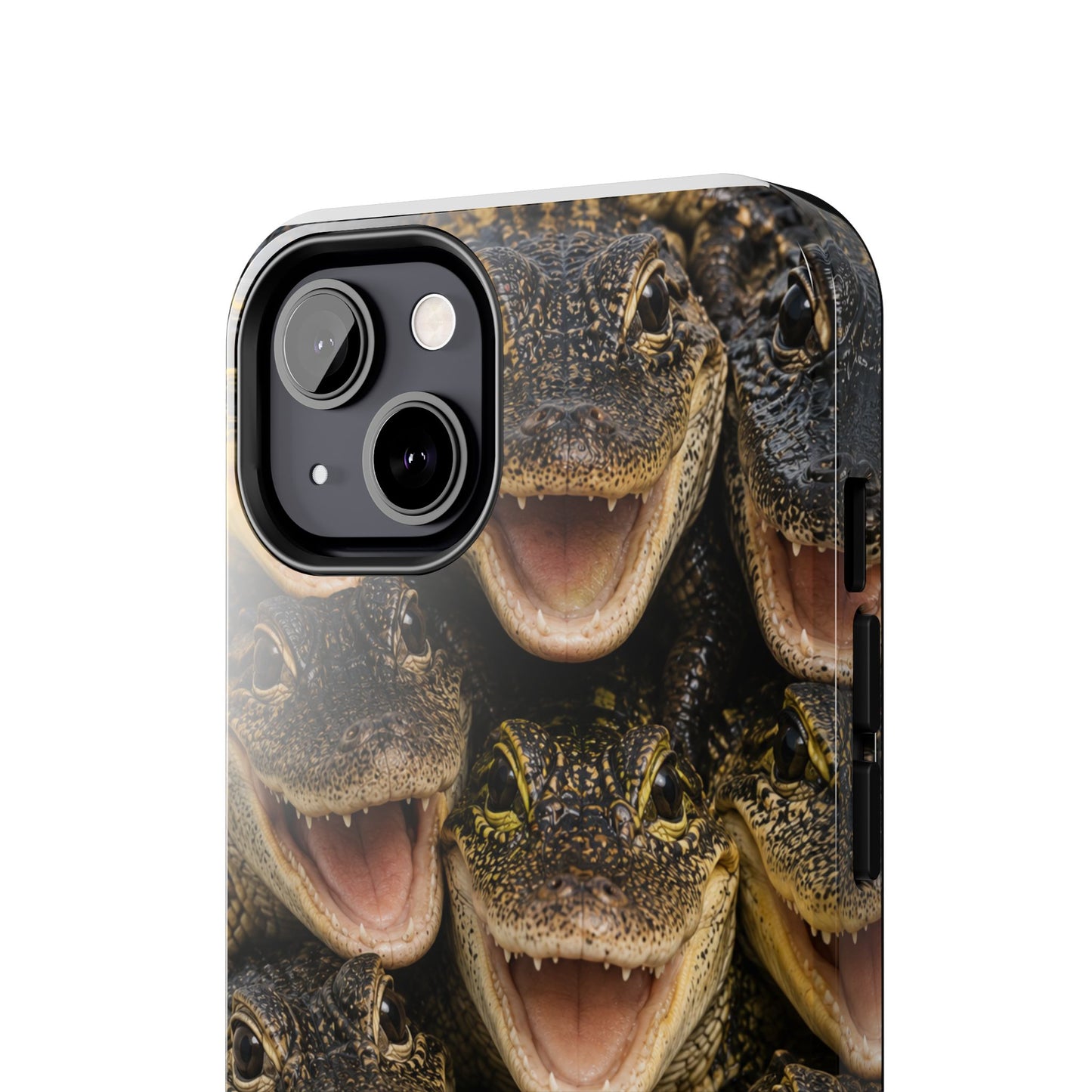 Alligator Smile Tough Phone Case — Funny Gator Print Protective Phone Cover