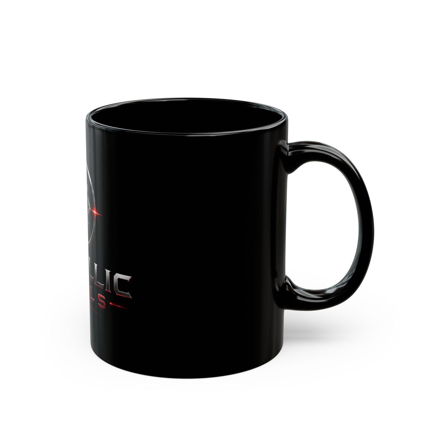 Metallic Souls Black Coffee Mug – Gamer Logo 11oz/15oz