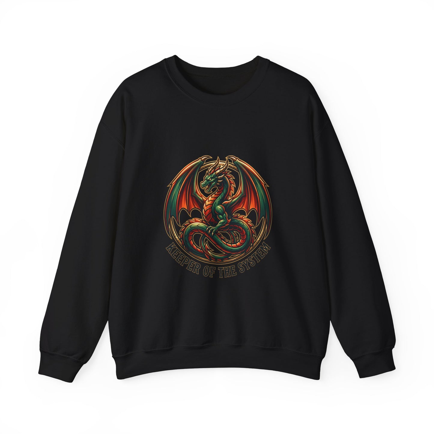 Dragon emblem Crewneck Sweatshirt | fantasy art, tattoo style