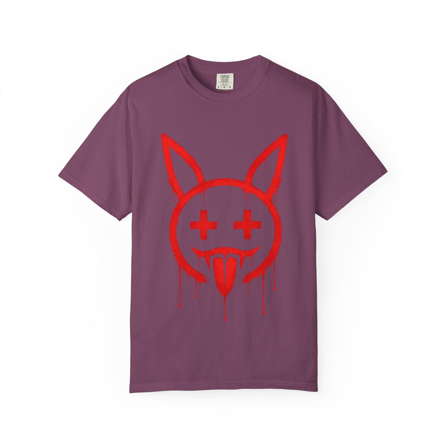 Metallic Souls Graffiti Bunny Heavyweight Streetwear T-Shirt