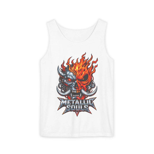 Flaming Skull "Metallic Souls" Tank Top
