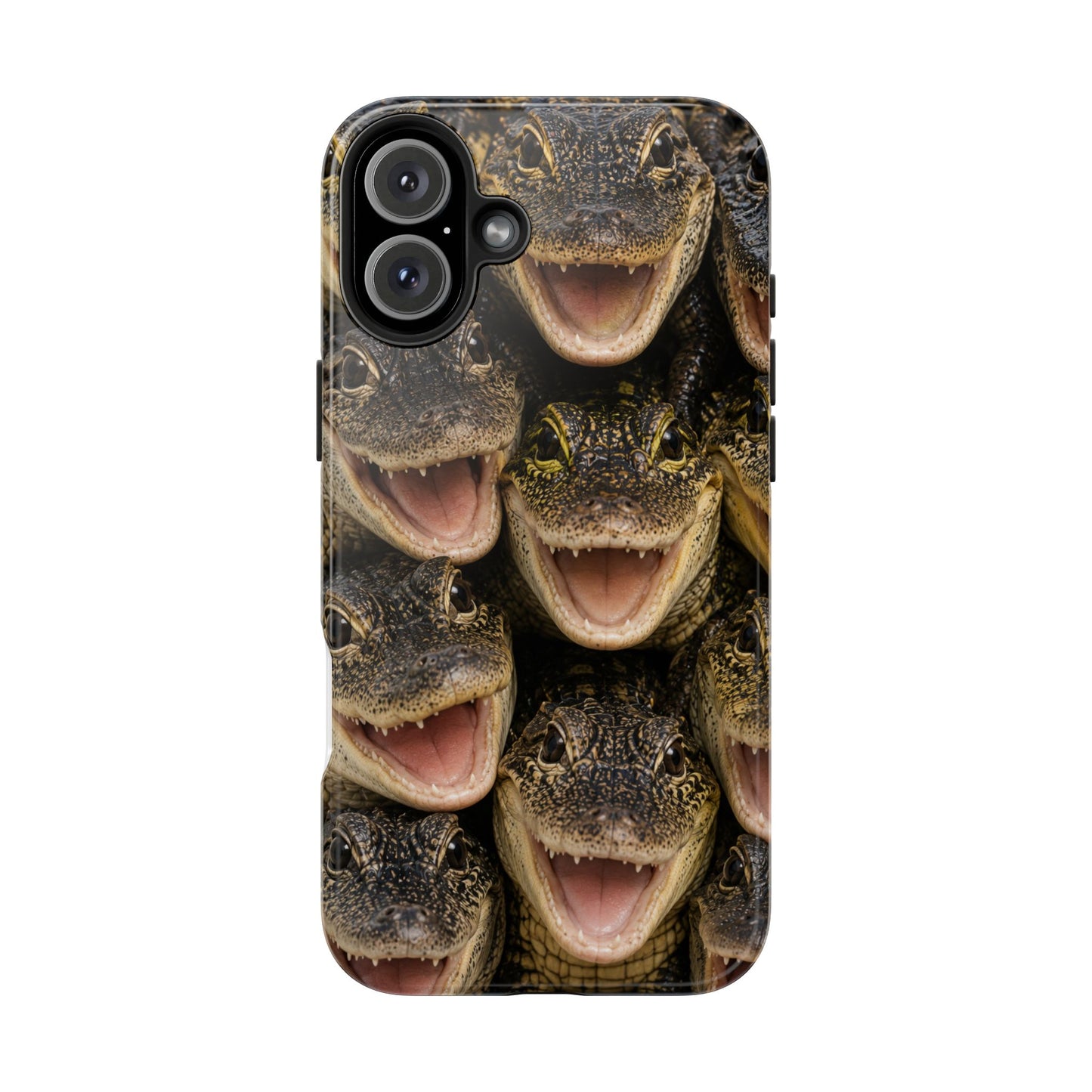Alligator Smile Tough Phone Case — Funny Gator Print Protective Phone Cover
