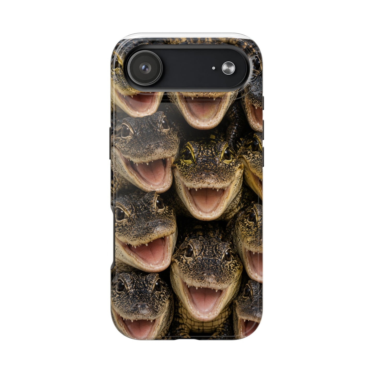 Alligator Smile Tough Phone Case — Funny Gator Print Protective Phone Cover