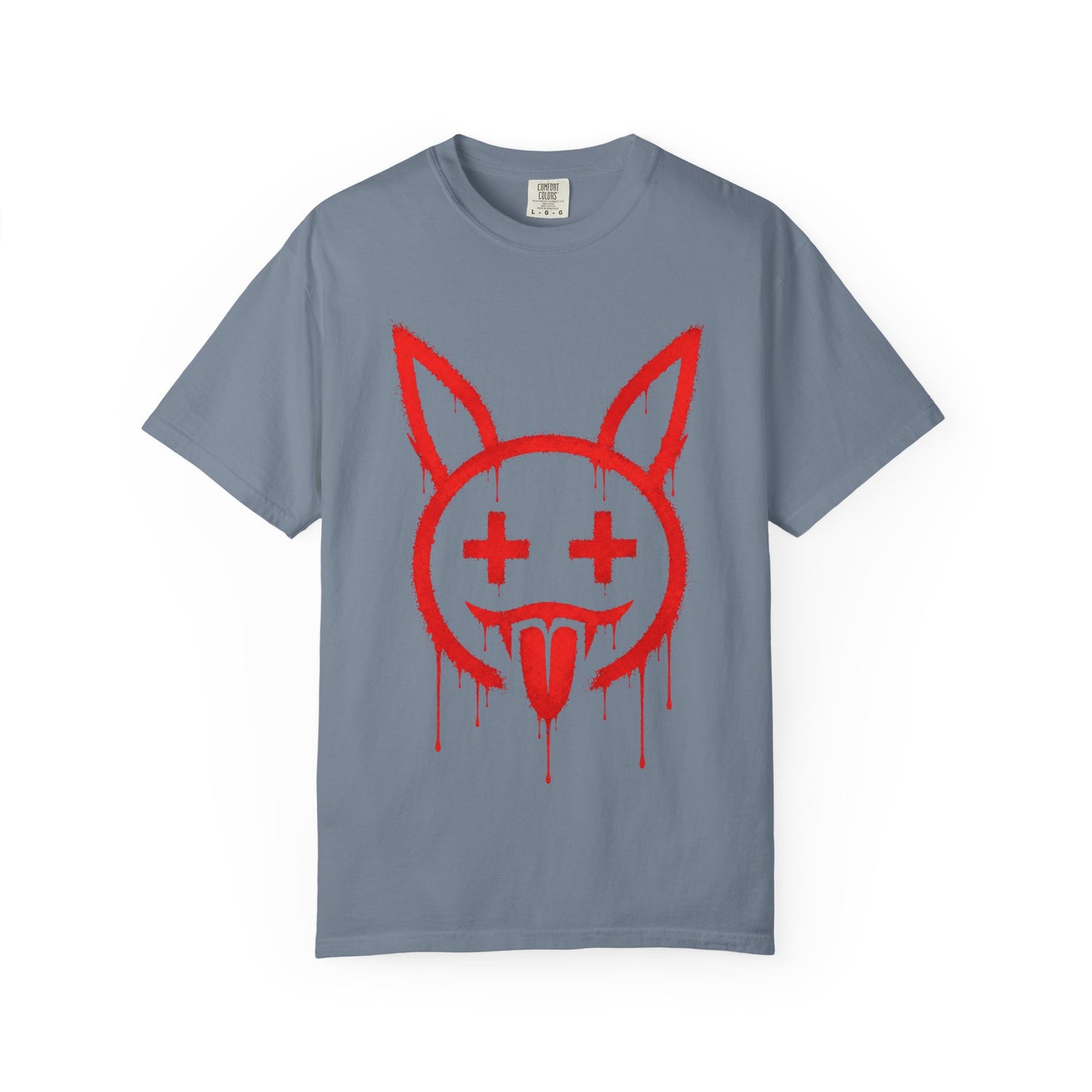 Metallic Souls Graffiti Bunny Heavyweight Streetwear T-Shirt