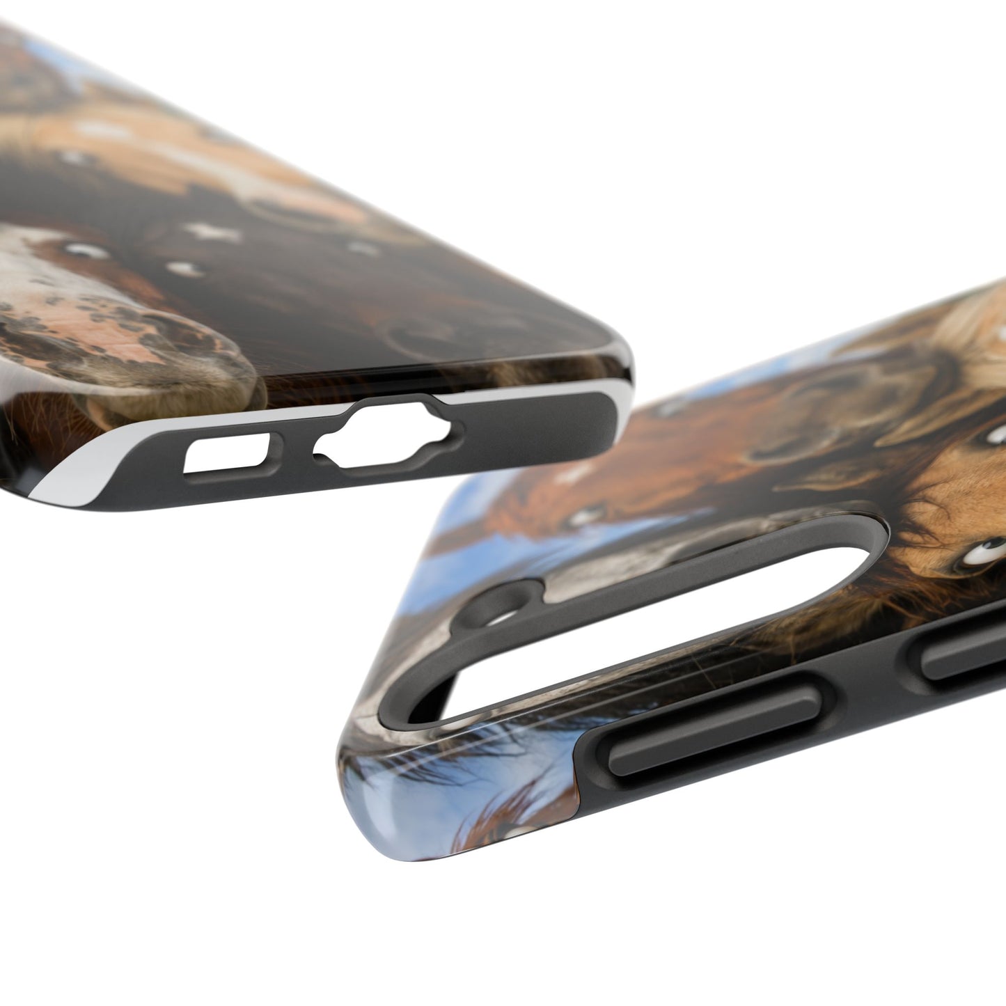 Horse Herd Phone Case — Funny Goofy Horses Tough Protective Cover