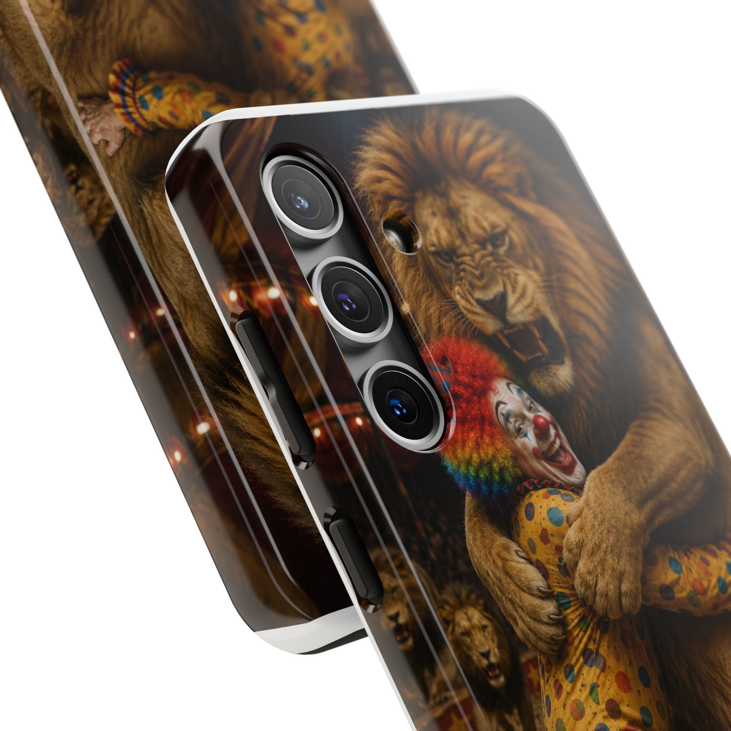 Phone Case — Lion Embrace Clown Tough Protective Case