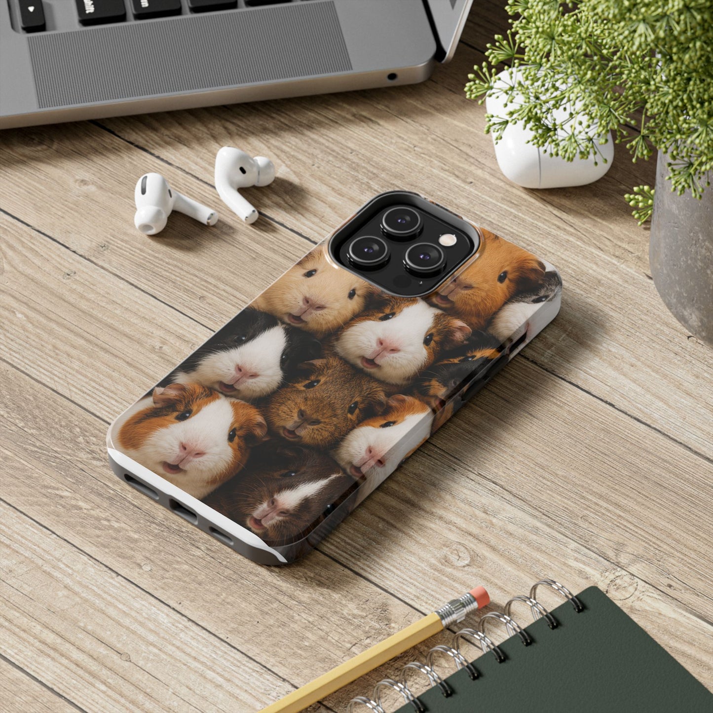 Guinea Pig Collage Tough Phone Case — Cute Small Pet Protective Phone Cover