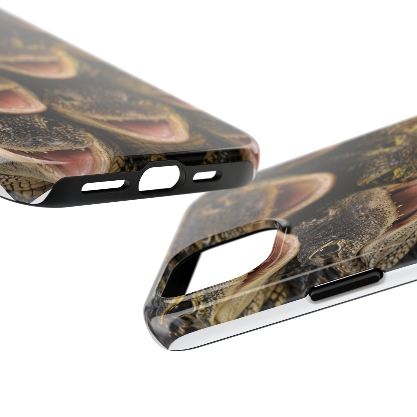 Alligator Smile Tough Phone Case — Funny Gator Print Protective Phone Cover