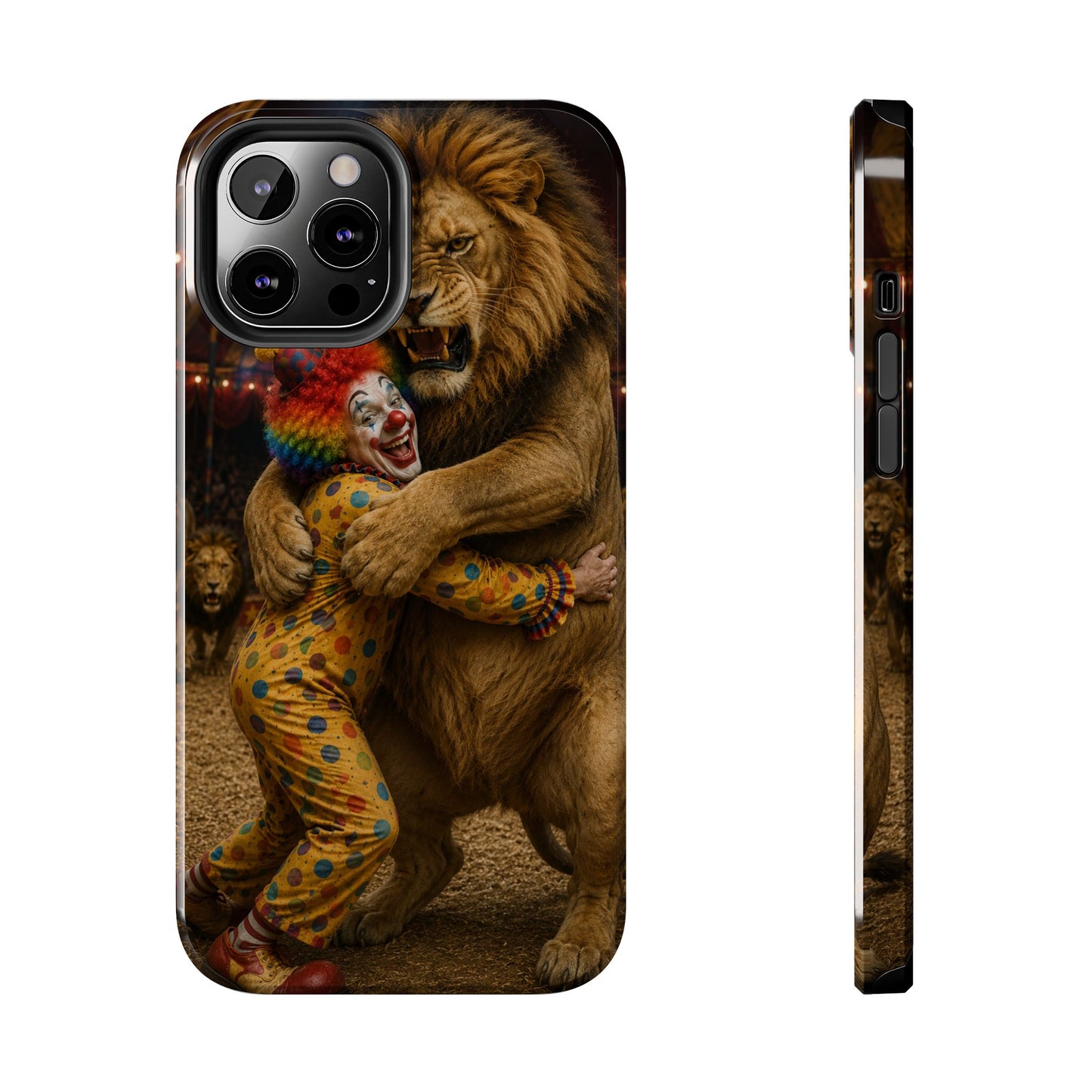 Phone Case — Lion Embrace Clown Tough Protective Case