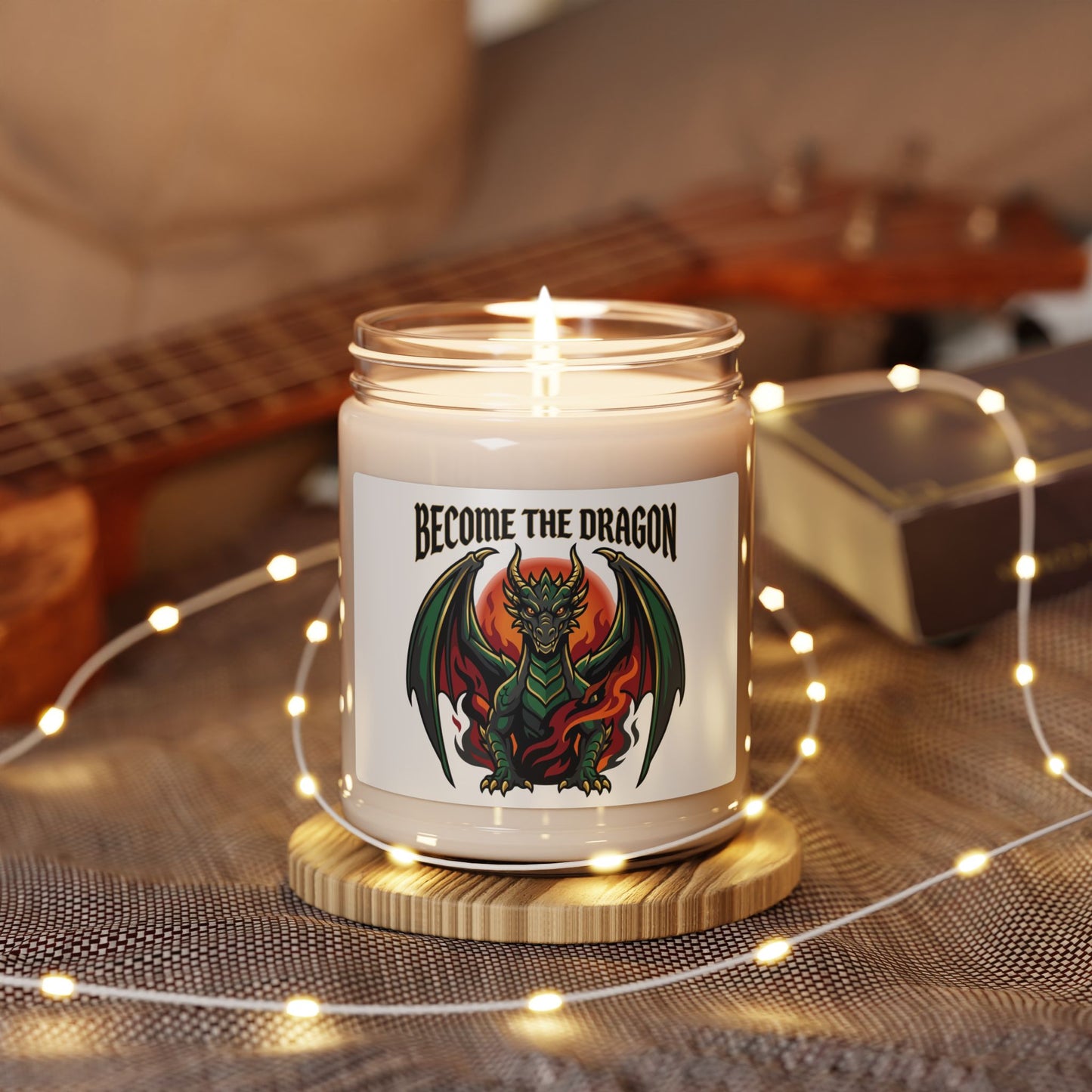 Become the Dragon Candle | dragon, fantasy art, tattoo style