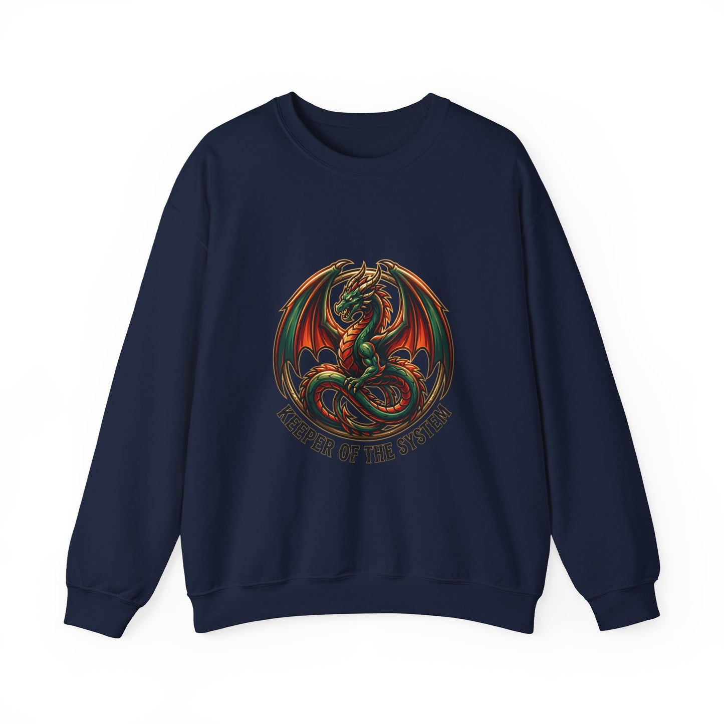 Dragon emblem Crewneck Sweatshirt | fantasy art, tattoo style