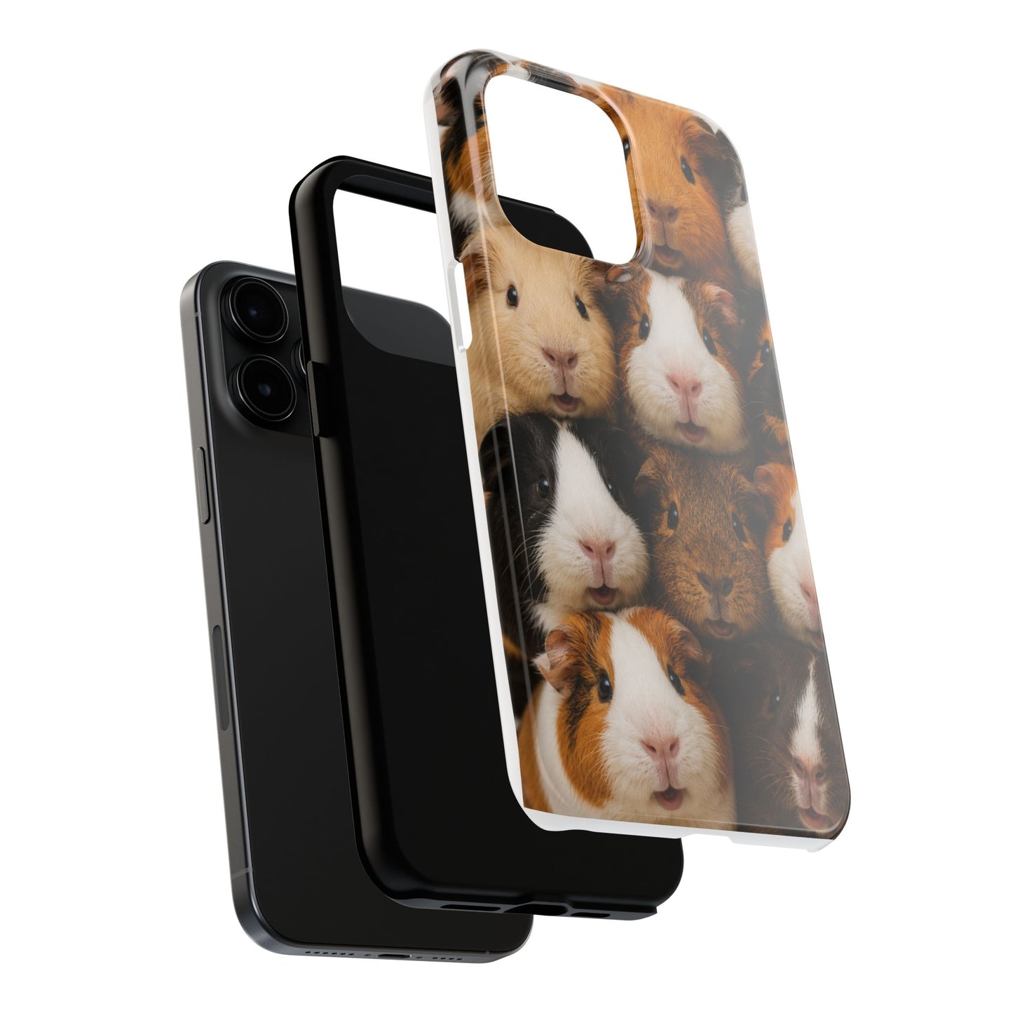 Guinea Pig Collage Tough Phone Case — Cute Small Pet Protective Phone Cover