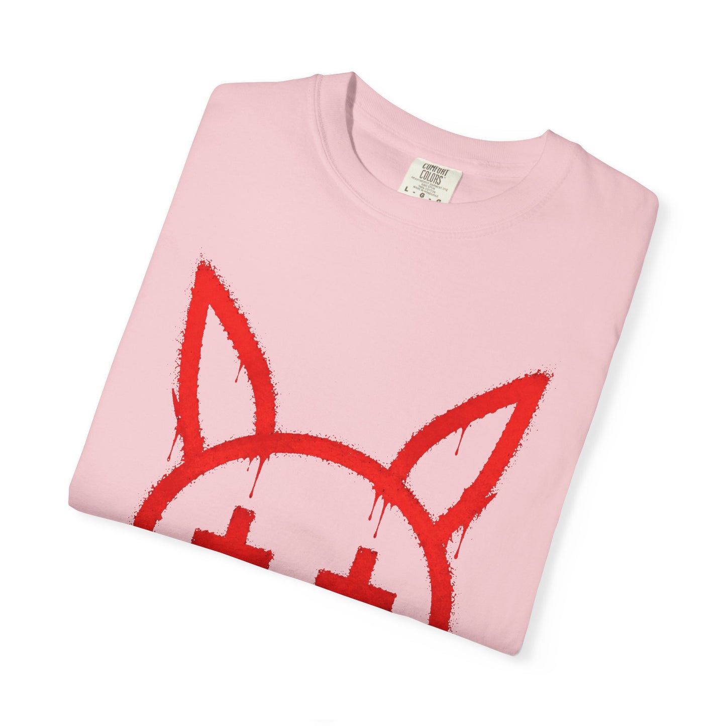 Metallic Souls Graffiti Bunny Heavyweight Streetwear T-Shirt