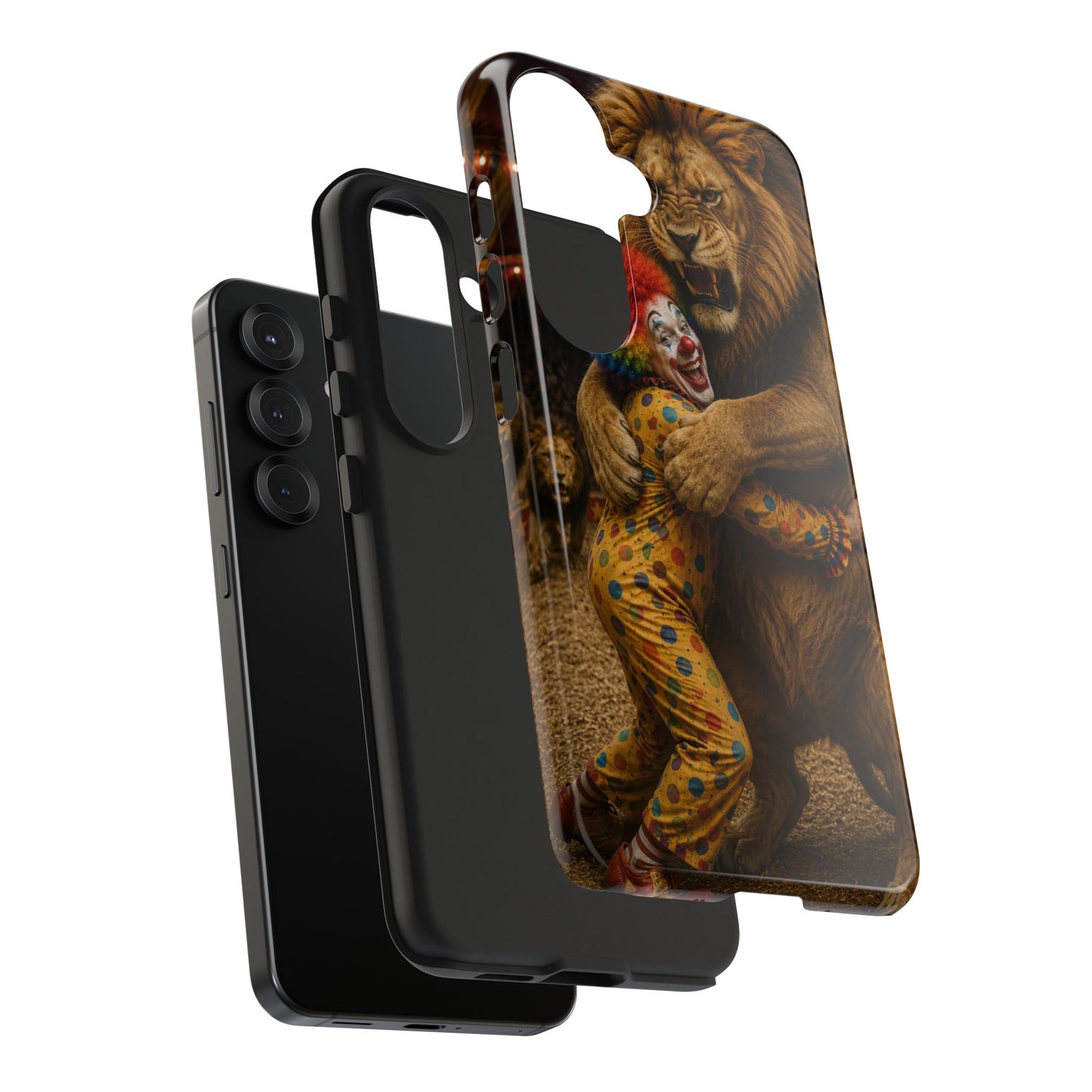 Phone Case — Lion Embrace Clown Tough Protective Case