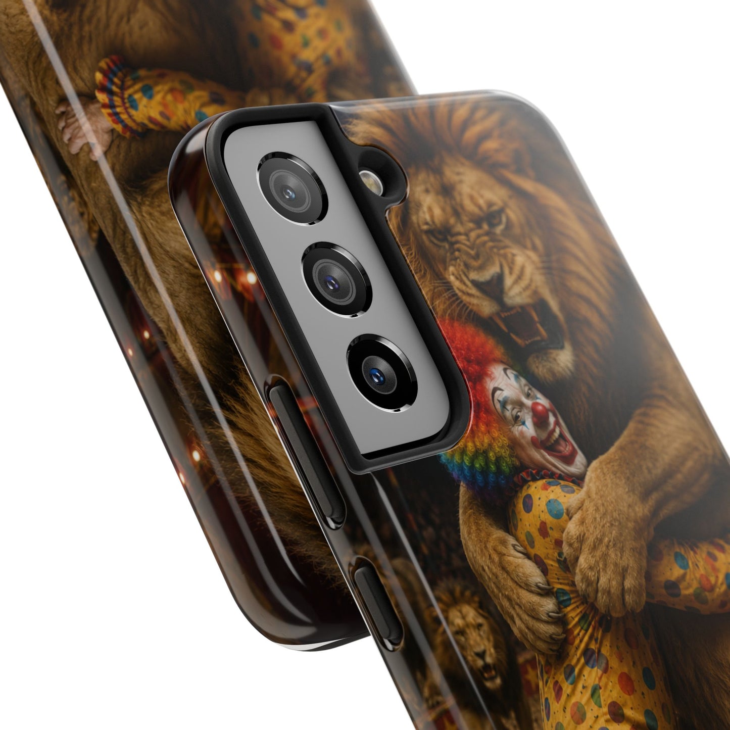 Phone Case — Lion Embrace Clown Tough Protective Case