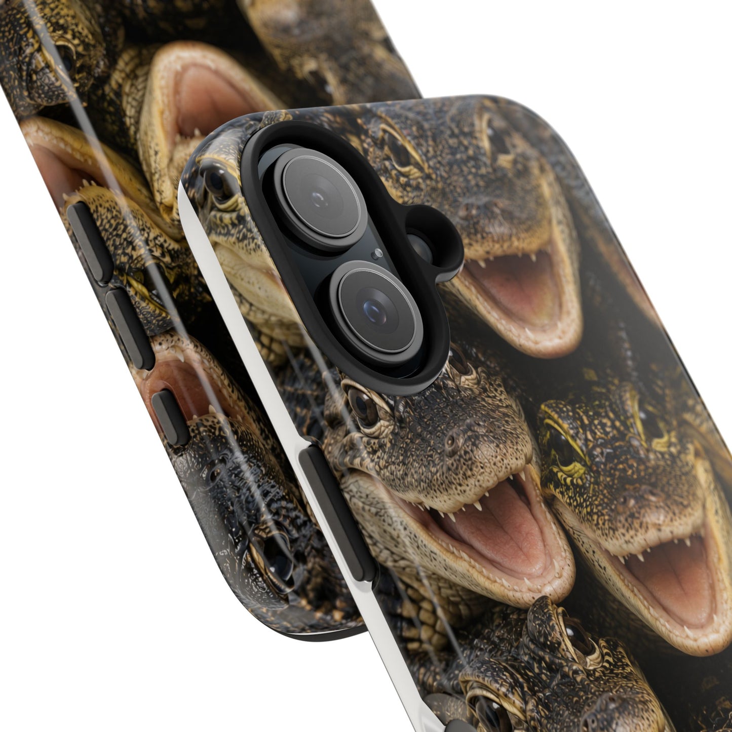 Alligator Smile Tough Phone Case — Funny Gator Print Protective Phone Cover