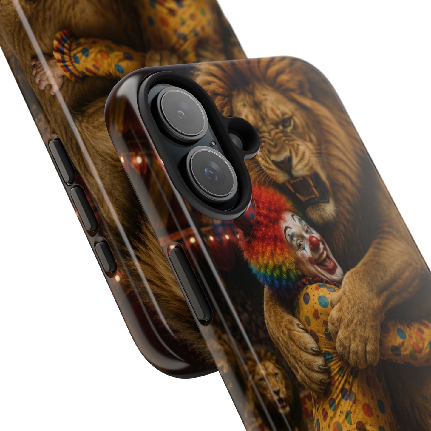 Phone Case — Lion Embrace Clown Tough Protective Case