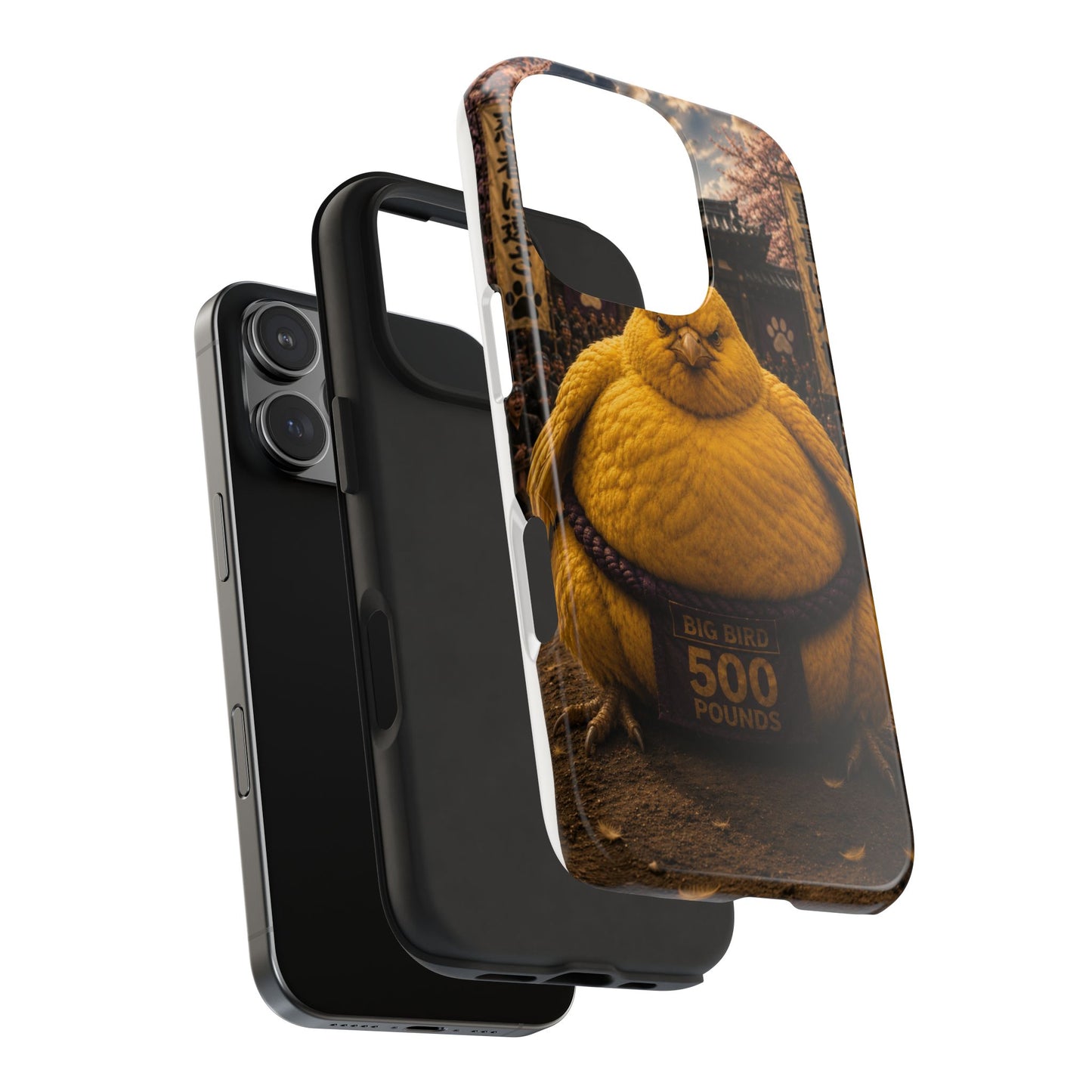 Big Bird Tough Phone Case - 500 Pounds Chubby Bird Protective Cover