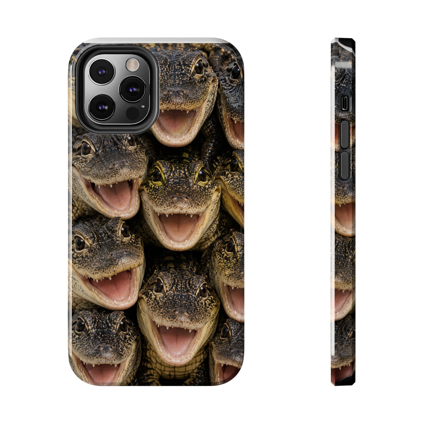 Alligator Smile Tough Phone Case — Funny Gator Print Protective Phone Cover