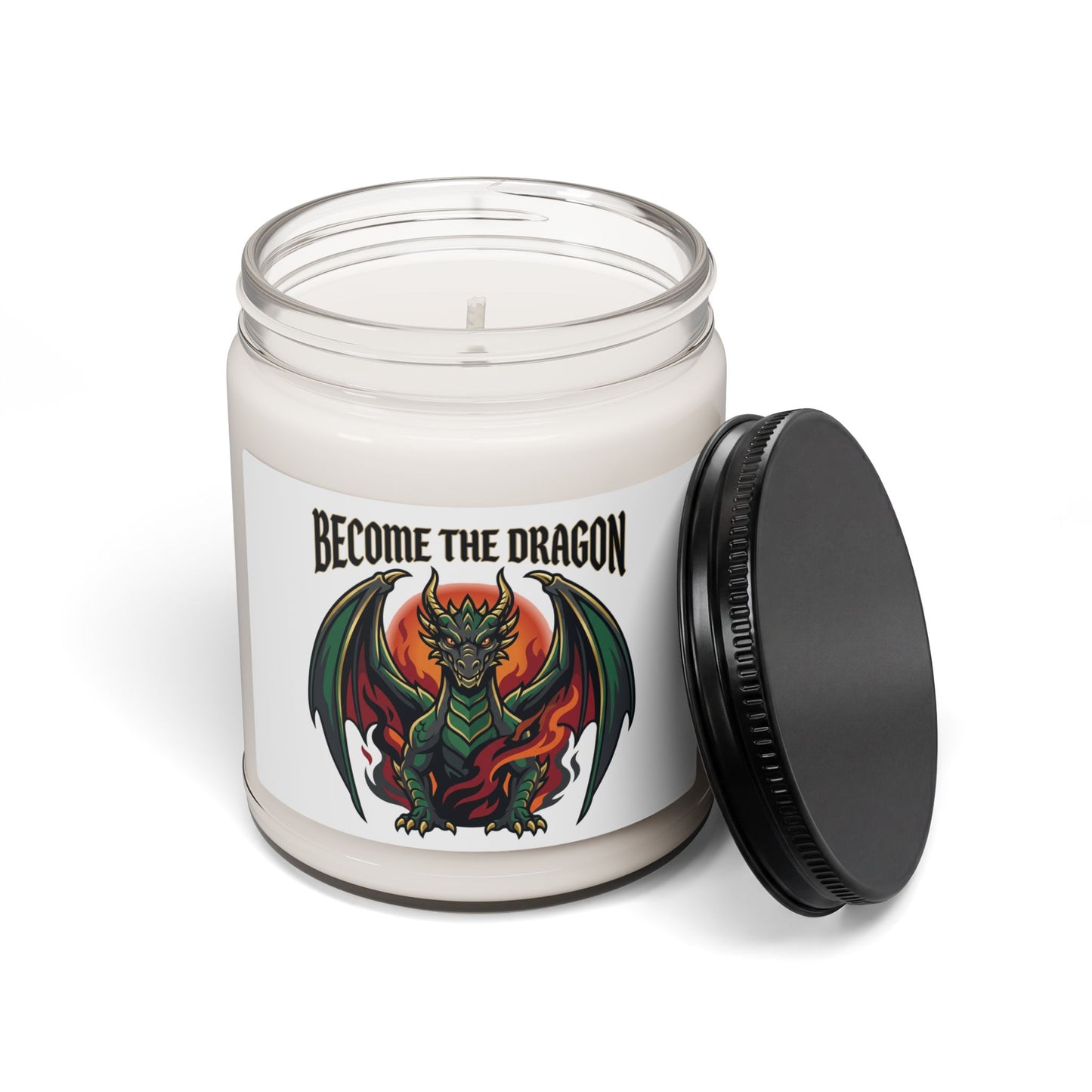 Become the Dragon Candle | dragon, fantasy art, tattoo style