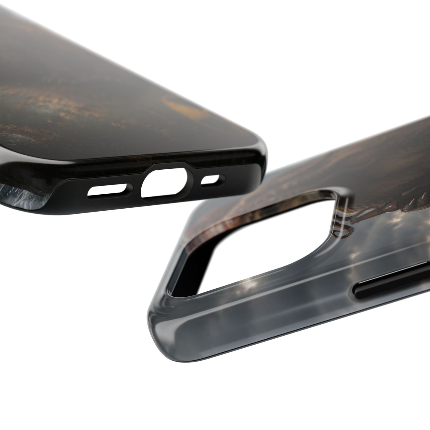 Tough Phone Case — Post‑Apocalyptic Bear with Octopus Helmet on Nuclear Bomb