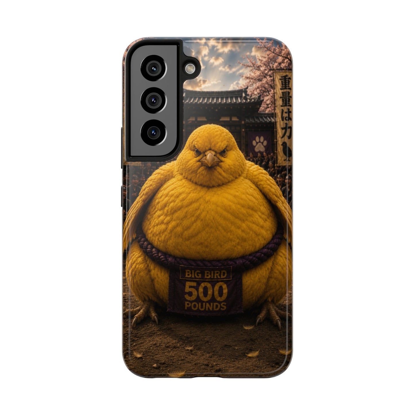 Big Bird Tough Phone Case - 500 Pounds Chubby Bird Protective Cover