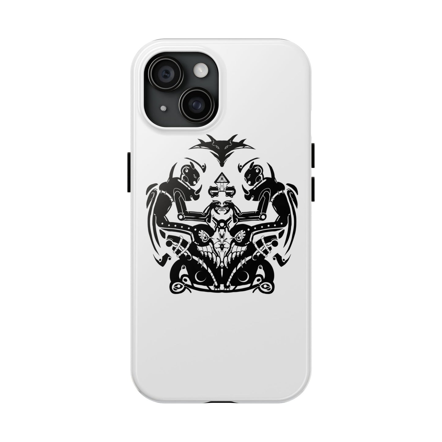 Viking Knotwork Tough Phone Case — Norse Warrior Tribal Design