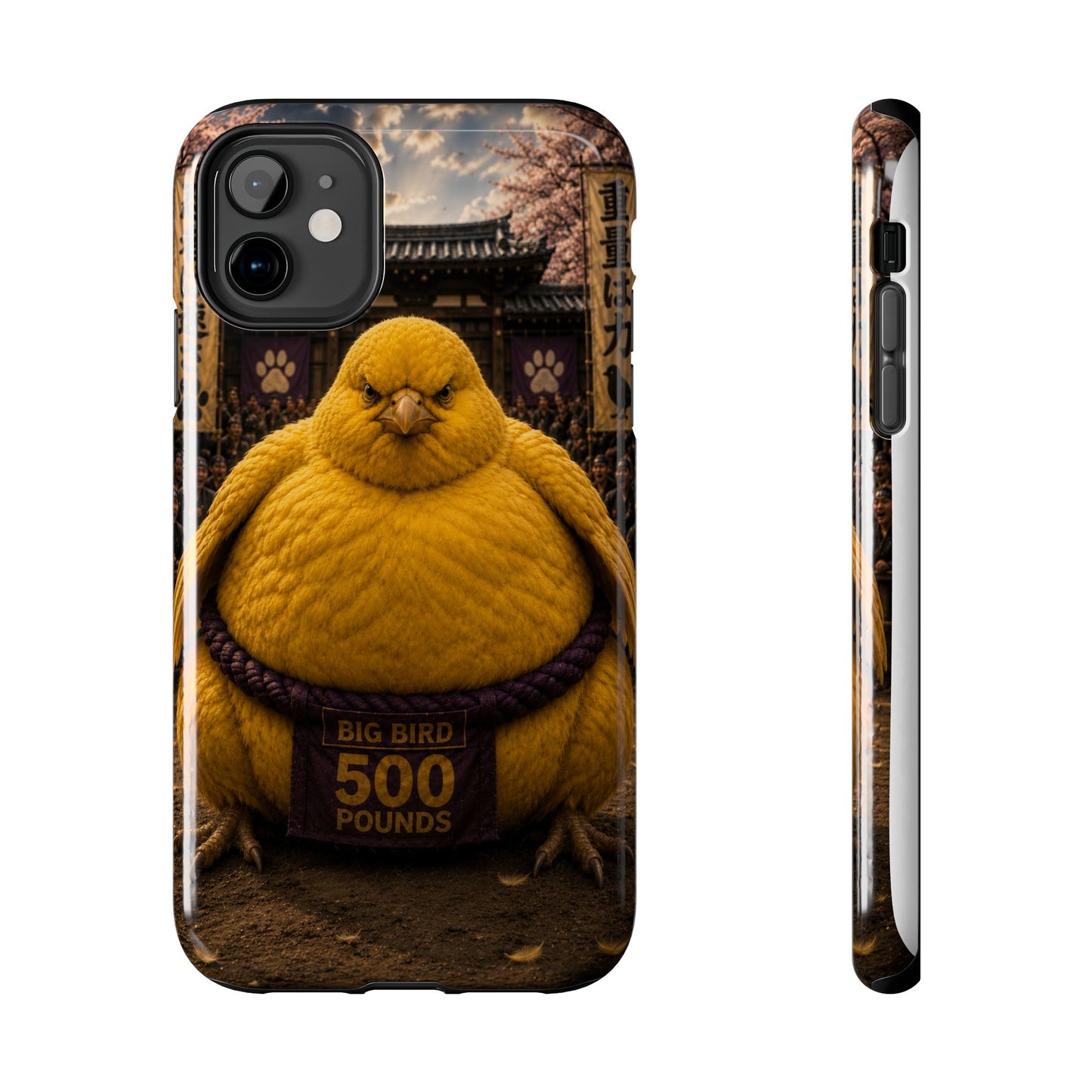 Big Bird Tough Phone Case - 500 Pounds Chubby Bird Protective Cover
