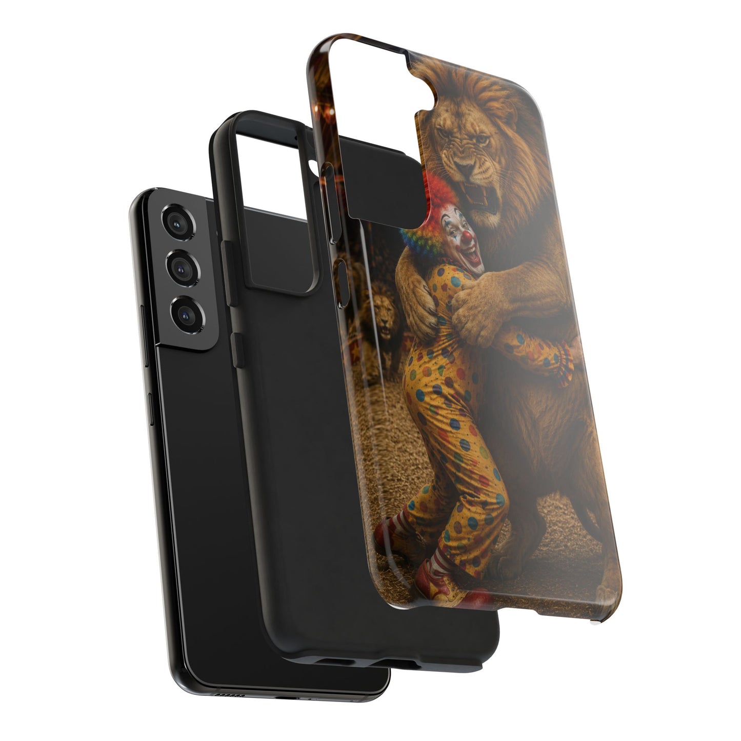 Phone Case — Lion Embrace Clown Tough Protective Case
