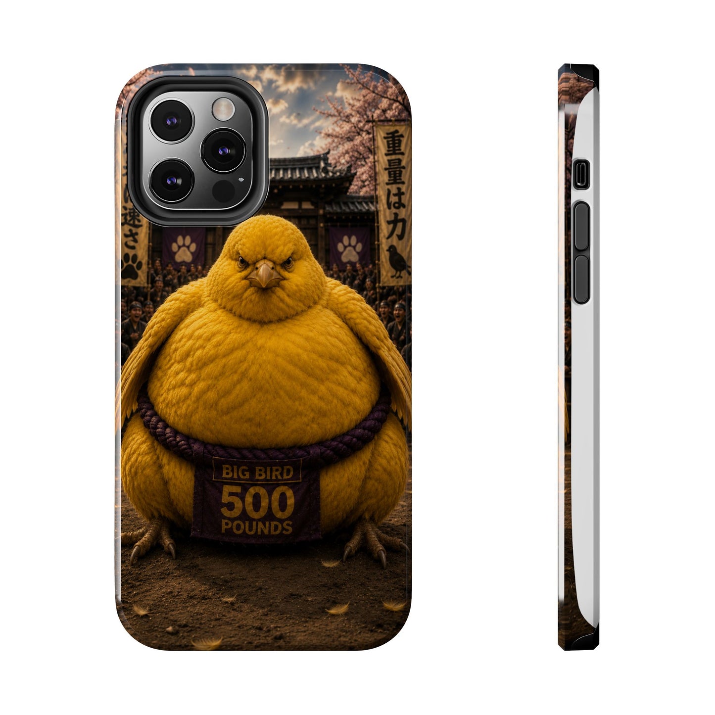 Big Bird Tough Phone Case - 500 Pounds Chubby Bird Protective Cover