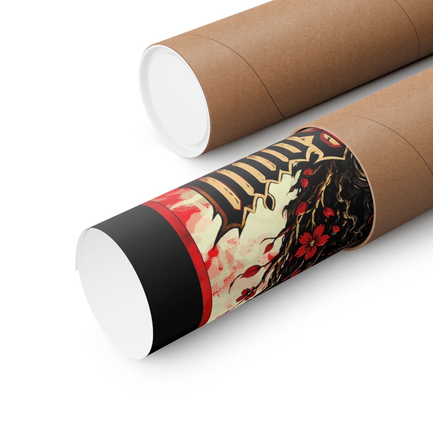 Samurai Wrath Poster — 'Wrath of the Ronin' Matte Vertical Art Print