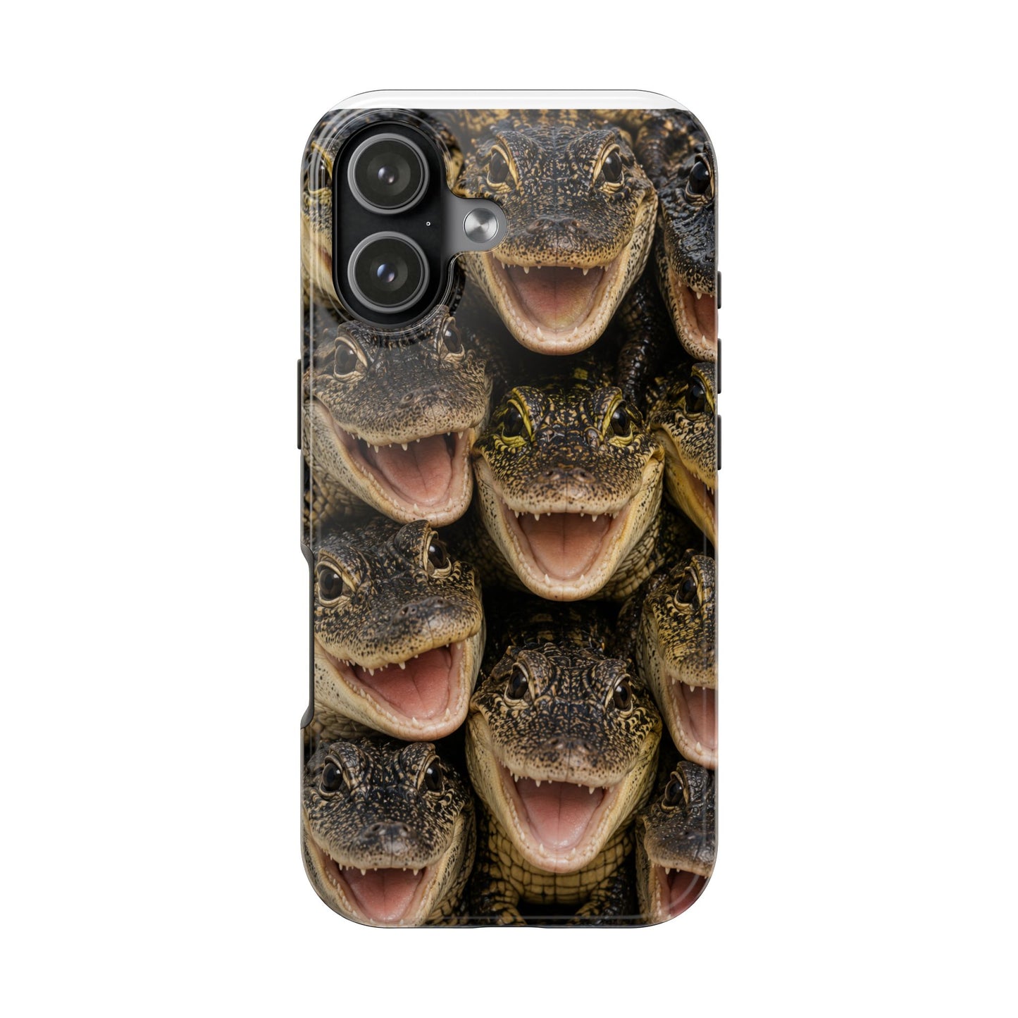 Alligator Smile Tough Phone Case — Funny Gator Print Protective Phone Cover