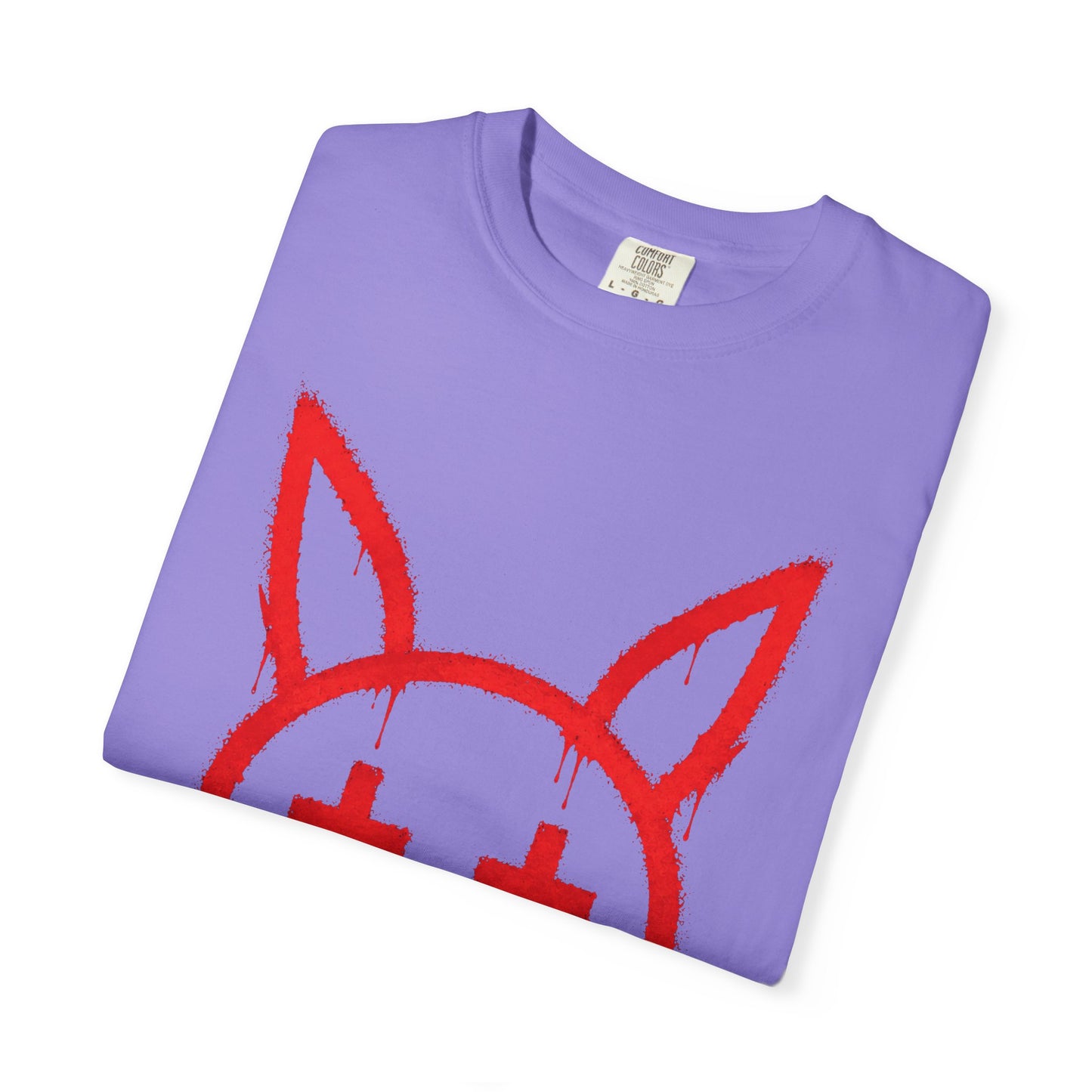 Metallic Souls Graffiti Bunny Heavyweight Streetwear T-Shirt