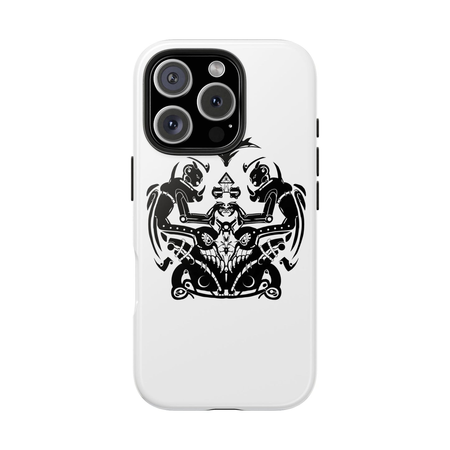 Viking Knotwork Tough Phone Case — Norse Warrior Tribal Design