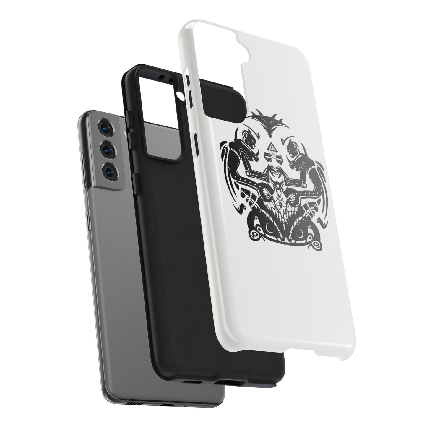 Viking Knotwork Tough Phone Case — Norse Warrior Tribal Design