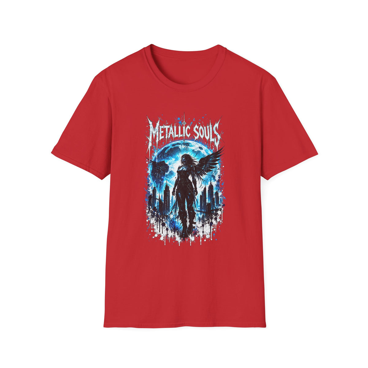 Mystical Blue Raven Forest T-Shirt