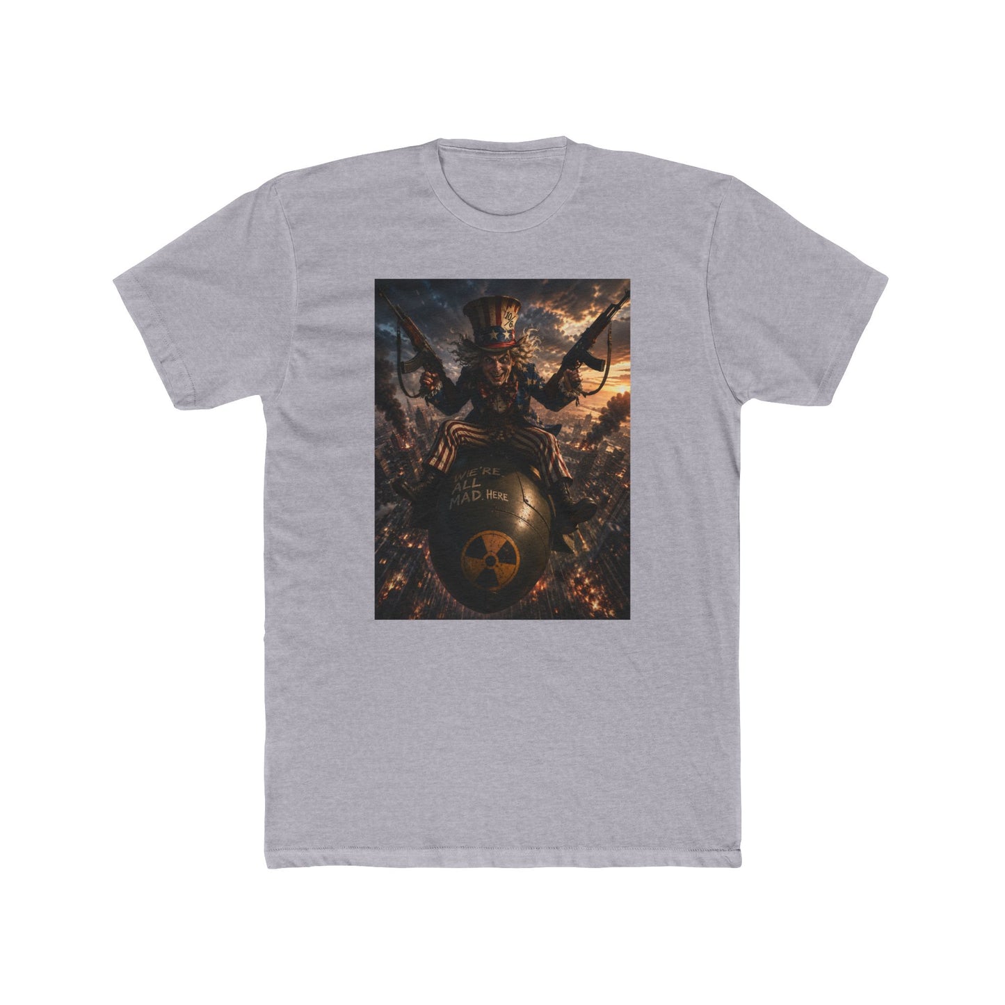 Viking Warrior Helmet Graphic Tee — Norse Bomber Skull Design