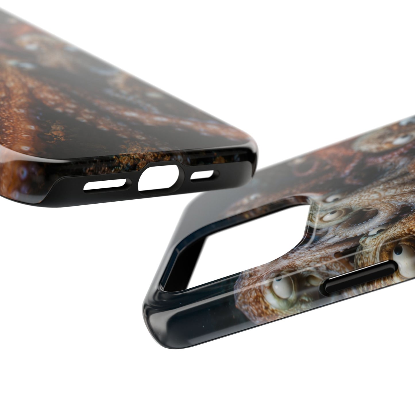 Octopus Cluster Tough Phone Case — Cute Underwater Sea Creature Protection