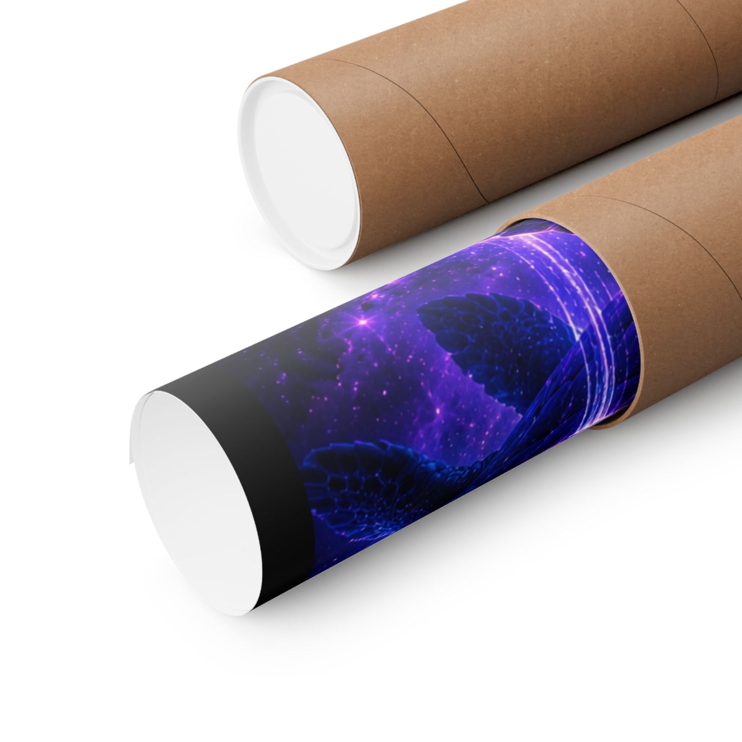 Cosmic Turtle Poster — Mystic Tree on Turtle Shell Matte Vertical Wall Art
